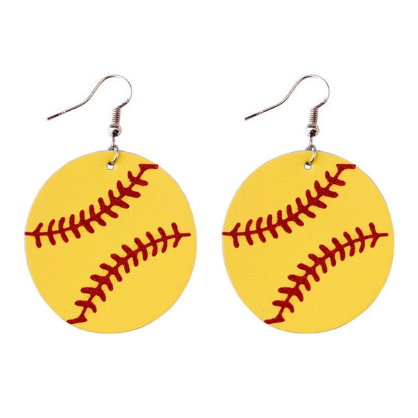 Baseball Earrings